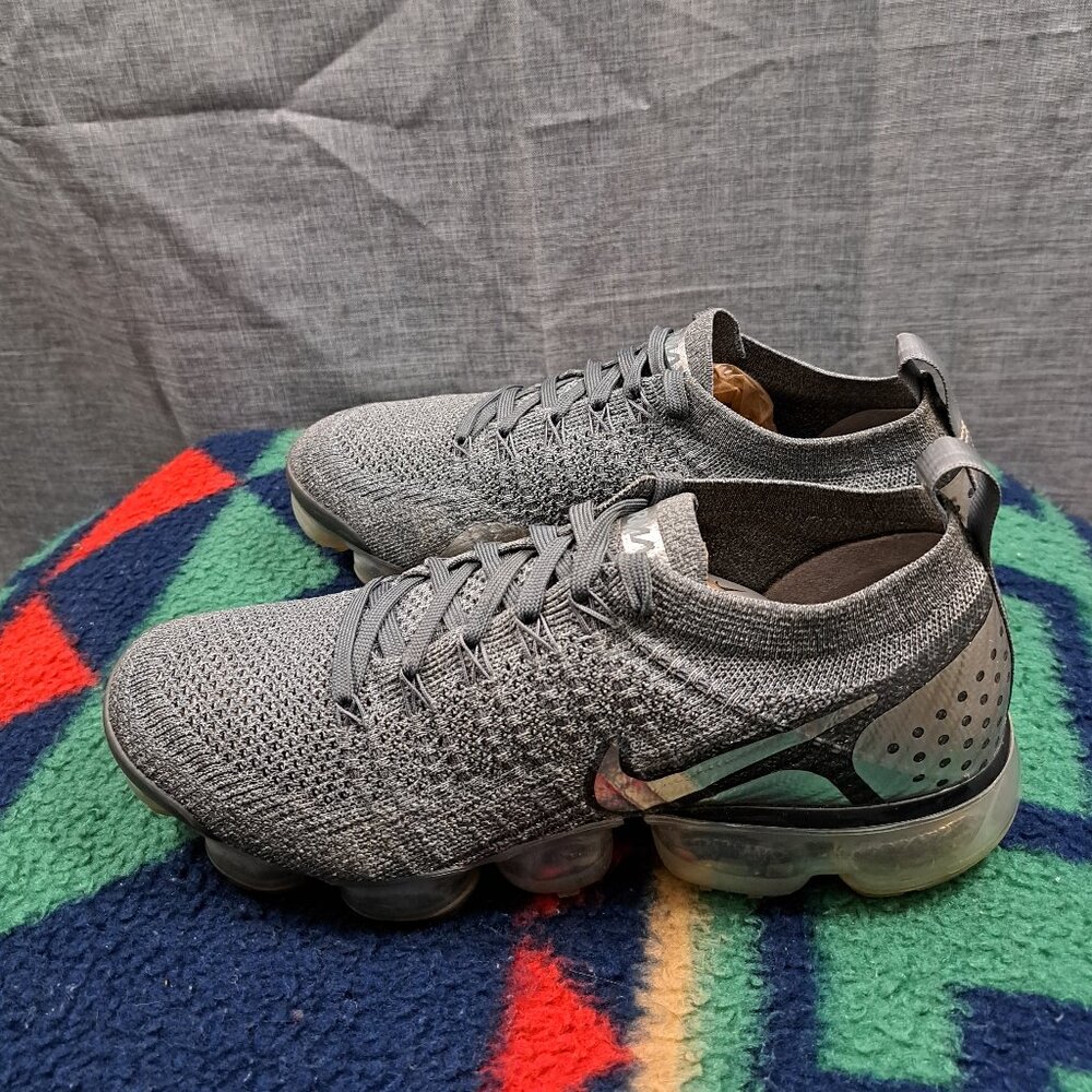 %Size 10 - Nike Air VaporMax Flyknit 2 Chrome - Women 942843-013  / A 13